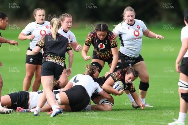 090926 - Wales Women Rugby Training Match - Branwen Metcalfe during a training match ahead of the WRX Series of matches 