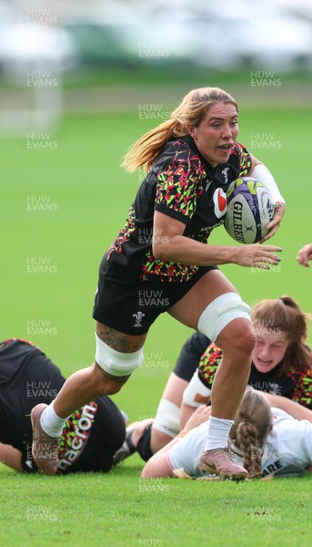 090926 - Wales Women Rugby Training Match - Georgia Evans during a training match ahead of the WRX Series of matches 
