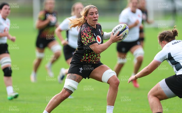 090926 - Wales Women Rugby Training Match - Georgia Evans during a training match ahead of the WRX Series of matches 