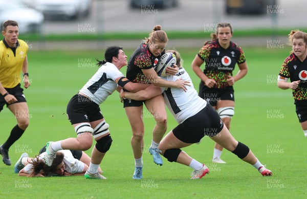 090926 - Wales Women Rugby Training Match - Lisa Neumann during a training match ahead of the WRX Series of matches 