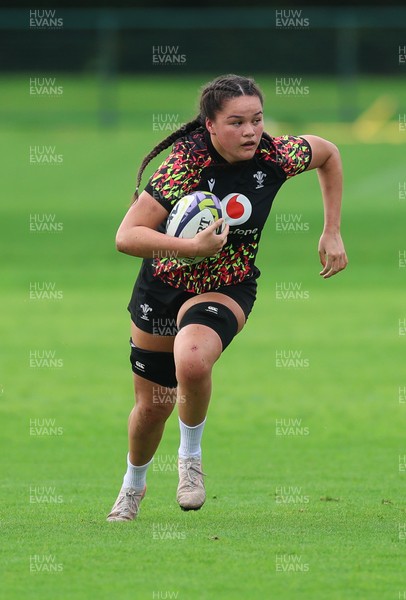 090926 - Wales Women Rugby Training Match - Jorja Aiono during a training match ahead of the WRX Series of matches 