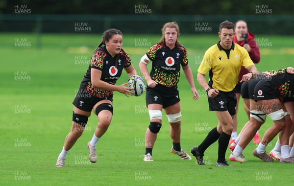 090926 - Wales Women Rugby Training Match - Jorja Aiono during a training match ahead of the WRX Series of matches 