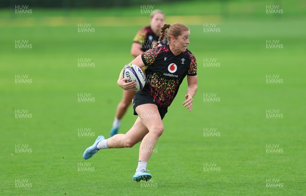 090926 - Wales Women Rugby Training Match - Lisa Neumann during a training match ahead of the WRX Series of matches 