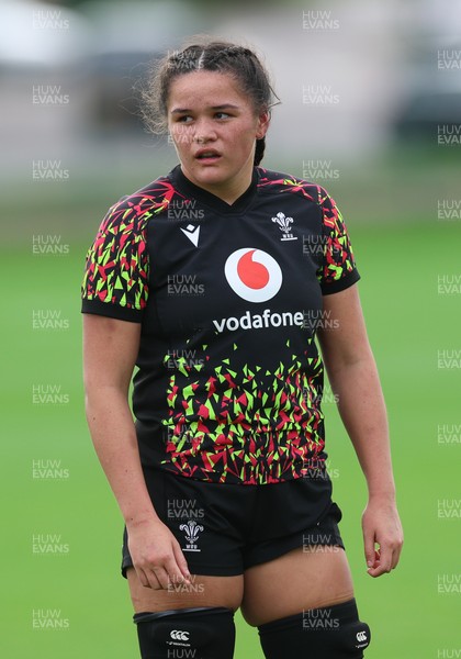 090926 - Wales Women Rugby Training Match - Jorja Aiono during a training match ahead of the WRX Series of matches 