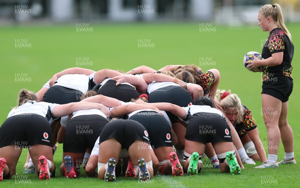 090926 - Wales Women Rugby Training Match - Wales squad members take each other on during a training match ahead of the WRX Series of matches 