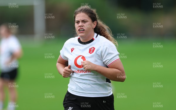 090926 - Wales Women Rugby Training Match - Natalia John during a training match ahead of the WRX Series of matches 