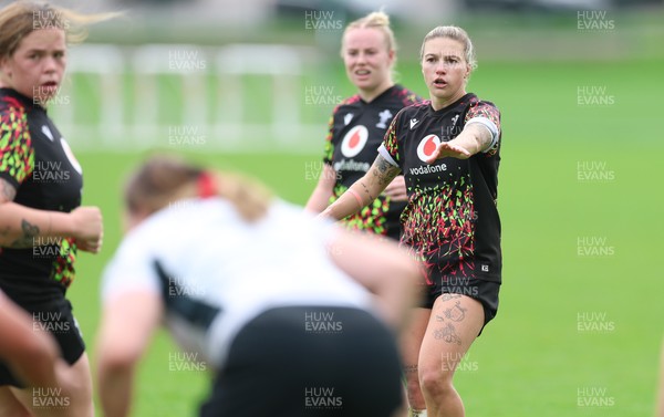 090926 - Wales Women Rugby Training Match - Keira Bevan during a training match ahead of the WRX Series of matches 