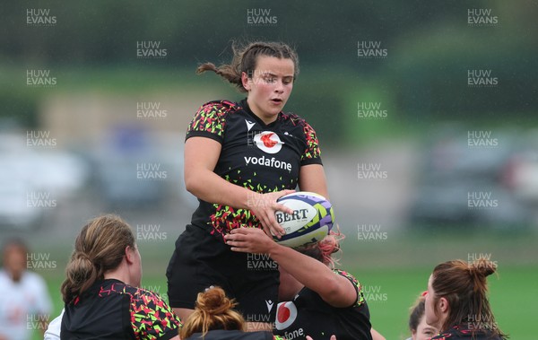 090926 - Wales Women Rugby Training Match - Branwen Metcalfe during a training match ahead of the WRX Series of matches 