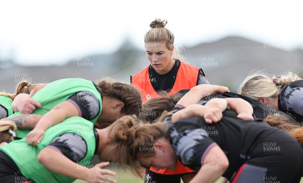 111022 - Wales Women Rugby Training Session - Wales’ Keira Bevan during training session ahead of their Women’s Rugby World Cup match against New Zealand