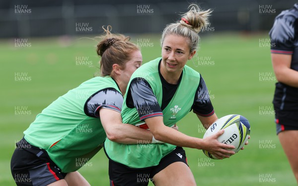 121022 - Wales Women Rugby Training Session - Wales’ Elinor Snowsill during a training session ahead of their Women’s Rugby World Cup match against New Zealand