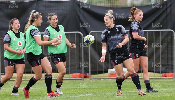 121022 - Wales Women Rugby Training Session - Wales’ Kerin Lake during a training session ahead of their Women’s Rugby World Cup match against New Zealand
