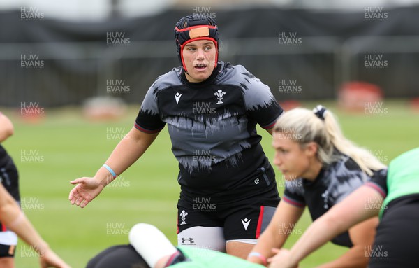 121022 - Wales Women Rugby Training Session - Wales’ Carys Phillips during a training session ahead of their Women’s Rugby World Cup match against New Zealand