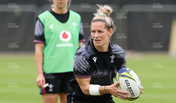121022 - Wales Women Rugby Training Session - Wales’ Kerin Lake during a training session ahead of their Women’s Rugby World Cup match against New Zealand