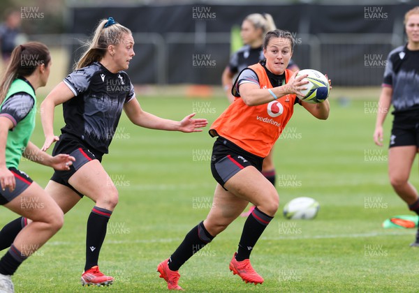 121022 - Wales Women Rugby Training Session - Wales’ Ffion Lewis during a training session ahead of their Women’s Rugby World Cup match against New Zealand