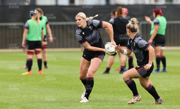 121022 - Wales Women Rugby Training Session - Wales’ Carys Williams-Morris during a training session ahead of their Women’s Rugby World Cup match against New Zealand