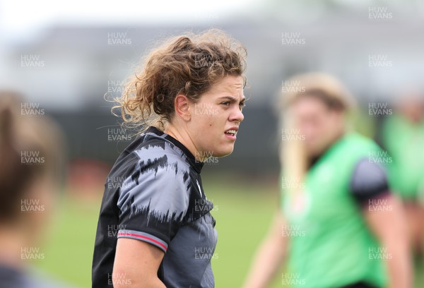 141022 - Wales Women Rugby Training Session - Wales’ Natalia John during training ahead of the Women’s Rugby World Cup match against New Zealand
