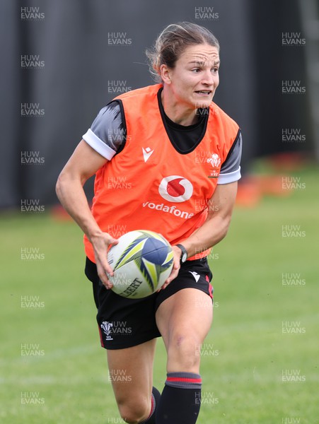 191022 - Wales Women Rugby Training Session - Wales’s Jasmine Joyce during training ahead of their Women’s Rugby World Cup match against Australia