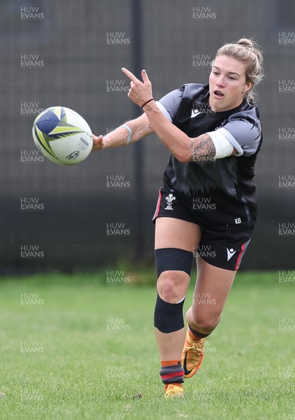 251022 - Wales Women Rugby Training Session - Keira Bevan of Wales during training ahead of their Women’s Rugby World Cup Quarter Final against New Zealand