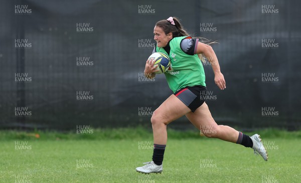 251022 - Wales Women Rugby Training Session - Kayleigh Powell of Wales during training ahead of their Women’s Rugby World Cup Quarter Final against New Zealand