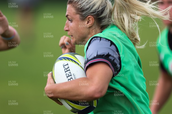 251022 - Wales Women Rugby Training Session - Lowri Norkett of Wales during training ahead of their Women’s Rugby World Cup Quarter Final against New Zealand
