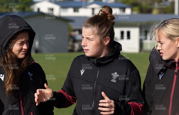 271023 - Wales Women Rugby Team Walkthrough - Kate Williams talks about the significance of the Haka during the Wales Women’s rugby squad walkthrough ahead of Wales’ WXV1 match against New Zealand in Dunedin 