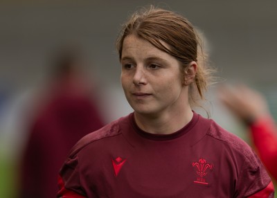 220825 - Wales Women Rugby World Cup Captain’s Run - during Captain’s Run ahead of their first Women’s Rugby World Cup match against Scotland at the Salford Community Stadium