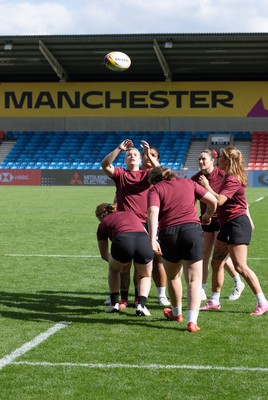 290825 - Wales Women Rugby World Cup Captain’s Run - Bethan Lewis of Wales during Captain’s Run ahead of the Rugby World Cup match against Canada