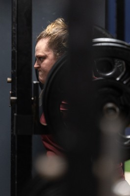 020925 - Wales Women Gym Session - Abbey Constable  during a gym training session ahead of their final Women’s Rugby World Cup match against Fiji