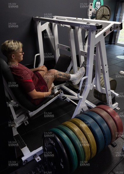 020925 - Wales Women Gym Session - Donna Rose  during a gym training session ahead of their final Women’s Rugby World Cup match against Fiji
