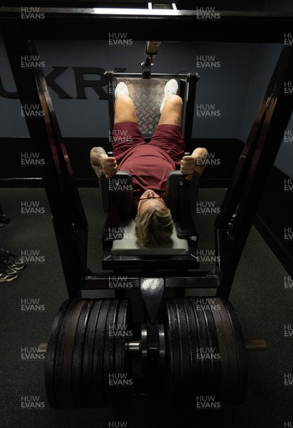 020925 - Wales Women Gym Session - Donna Rose  during a gym training session ahead of their final Women’s Rugby World Cup match against Fiji