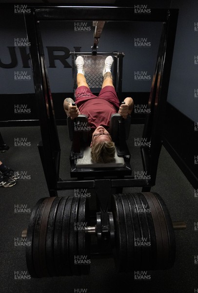 020925 - Wales Women Gym Session - Donna Rose during a gym training session ahead of their final Women’s Rugby World Cup match against Fiji