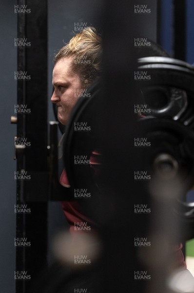 020925 - Wales Women Gym Session - Abbey Constable  during a gym training session ahead of their final Women’s Rugby World Cup match against Fiji