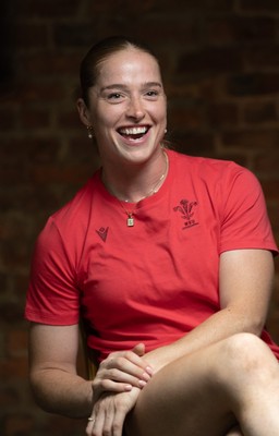 210825 - Wales Women Rugby World Cup Media Conference - Lisa Neumann during a Wales media conference ahead of their first Women’s Rugby World Cup match against Scotland