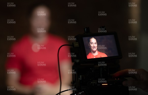 210825 - Wales Women Rugby World Cup Media Conference - Lisa Neumann during a Wales media conference ahead of their first Women’s Rugby World Cup match against Scotland