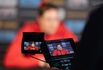 260825 - Wales Women Rugby World Cup Media Conference - Gwen Crabb during a Wales media conference ahead of their Women’s Rugby World Cup match against Canada