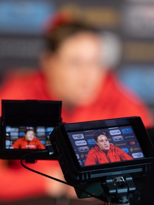 260825 - Wales Women Rugby World Cup Media Conference - Gwen Crabb during a Wales media conference ahead of their Women’s Rugby World Cup match against Canada