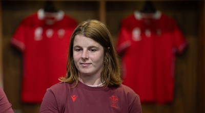 120825 - Wales Women Rugby World Cup Media Conference - Co captain Kate Williams during a media conference at The Principality Stadium ahead of the Rugby World Cup