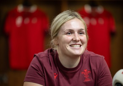 120825 - Wales Women Rugby World Cup Media Conference - during a media conference at The Principality Stadium ahead of the Rugby World Cup