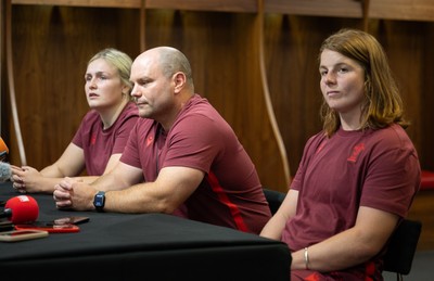 120825 - Wales Women Rugby World Cup Media Conference - during a media conference at The Principality Stadium ahead of the Rugby World Cup