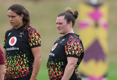 020925 - Wales Women RWC Rugby Training session - Abbey Constable during a rugby training session ahead of Wales’ final Women’s Rugby World Cup match against Fiji