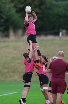 020925 - Wales Women RWC Rugby Training session - Kate Williams during a rugby training session ahead of Wales’ final Women’s Rugby World Cup match against Fiji