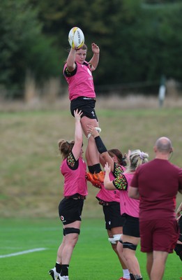 020925 - Wales Women RWC Rugby Training session - Kate Williams during a rugby training session ahead of Wales’ final Women’s Rugby World Cup match against Fiji