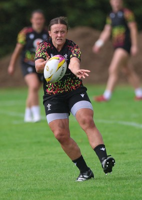 020925 - Wales Women RWC Rugby Training session - Lleucu George during a rugby training session ahead of Wales’ final Women’s Rugby World Cup match against Fiji