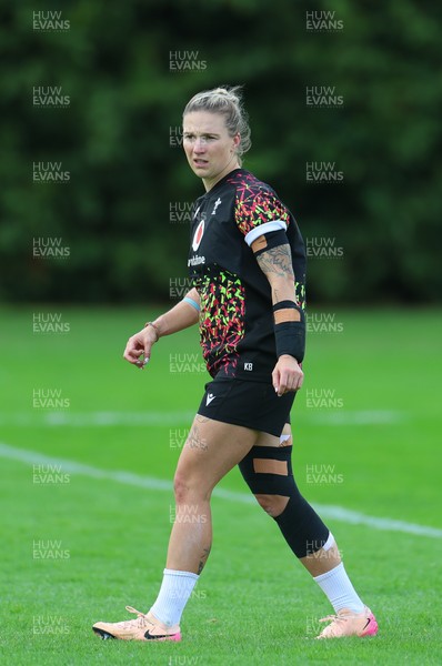 020925 - Wales Women RWC Rugby Training session - Keira Bevan during a rugby training session ahead of Wales’ final Women’s Rugby World Cup match against Fiji