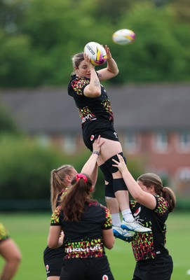 190825 - Wales Women Rugby World Cup Training Session - Gwen Crabb during a Wales training session ahead of their first Women’s Rugby World Cup match against Scotland