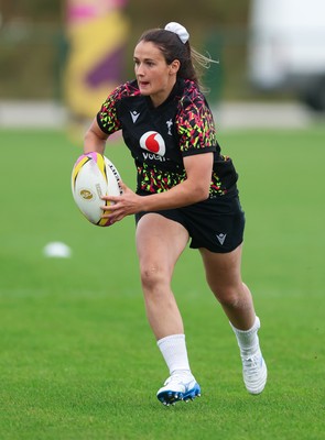 190825 - Wales Women Rugby World Cup Training Session - Kayleigh Powell during a Wales training session ahead of their first Women’s Rugby World Cup match against Scotland