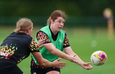 190825 - Wales Women Rugby World Cup Training Session - Kate Williams during a Wales training session ahead of their first Women’s Rugby World Cup match against Scotland