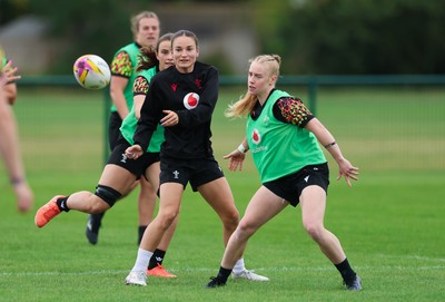 190825 - Wales Women Rugby World Cup Training Session - Jasmine Joyce during a Wales training session ahead of their first Women’s Rugby World Cup match against Scotland
