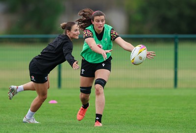 190825 - Wales Women Rugby World Cup Training Session - Branwen Metcalfe during a Wales training session ahead of their first Women’s Rugby World Cup match against Scotland