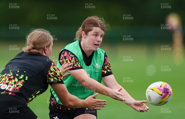 190825 - Wales Women Rugby World Cup Training Session - Kate Williams during a Wales training session ahead of their first Women’s Rugby World Cup match against Scotland